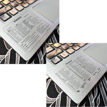 Наклейки з переліком гарячих клавіш Windows + Photoshop 2135951302 фото