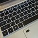 Наклейка з переліком гарячих клавіш Mac OS + наліпки на клавіатуру білі літери на прозорій матовій плівці 2135996967 фото 5
